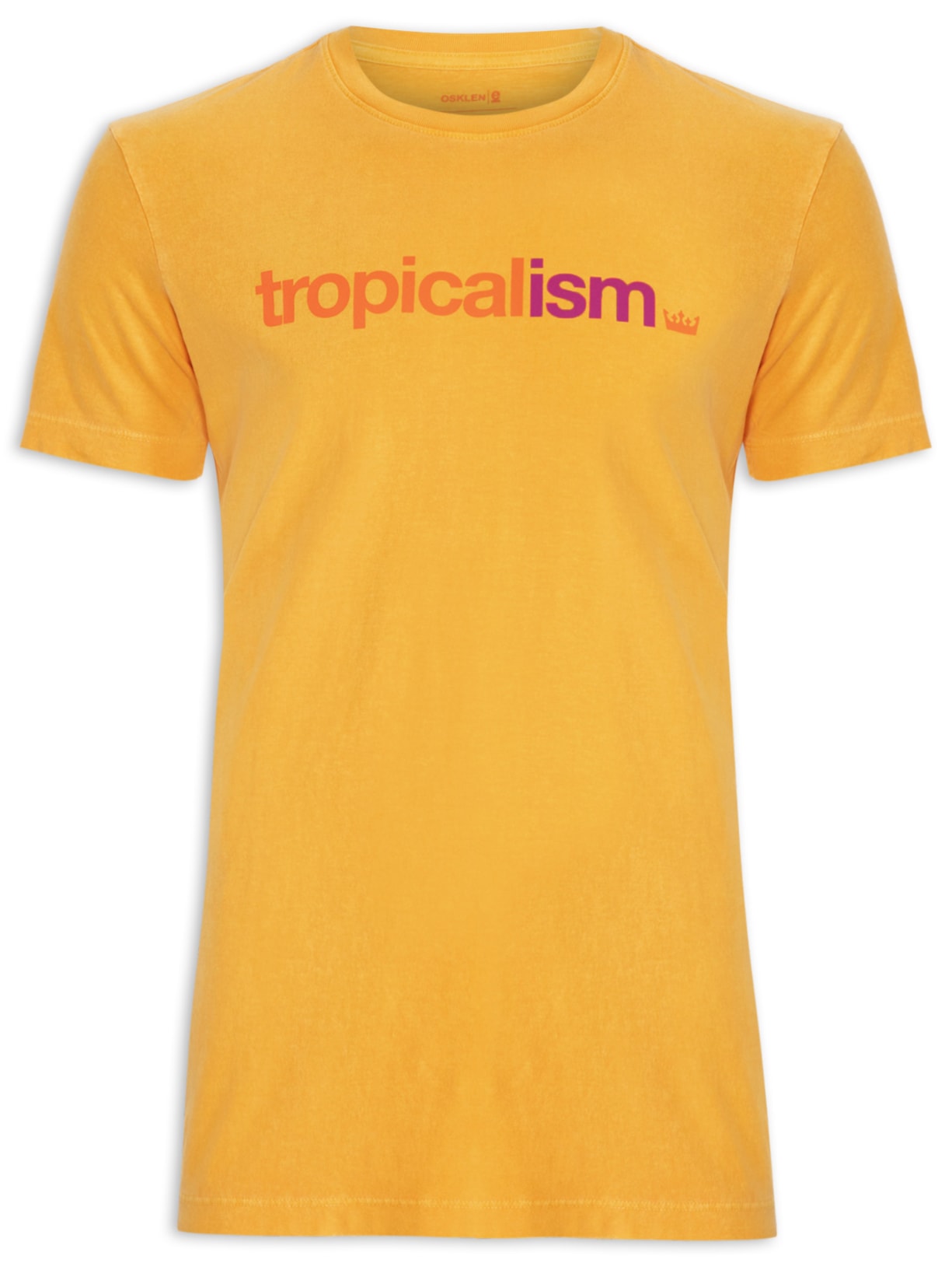 Camiseta Masculina Stone Tropicalism Amarelo Osklen