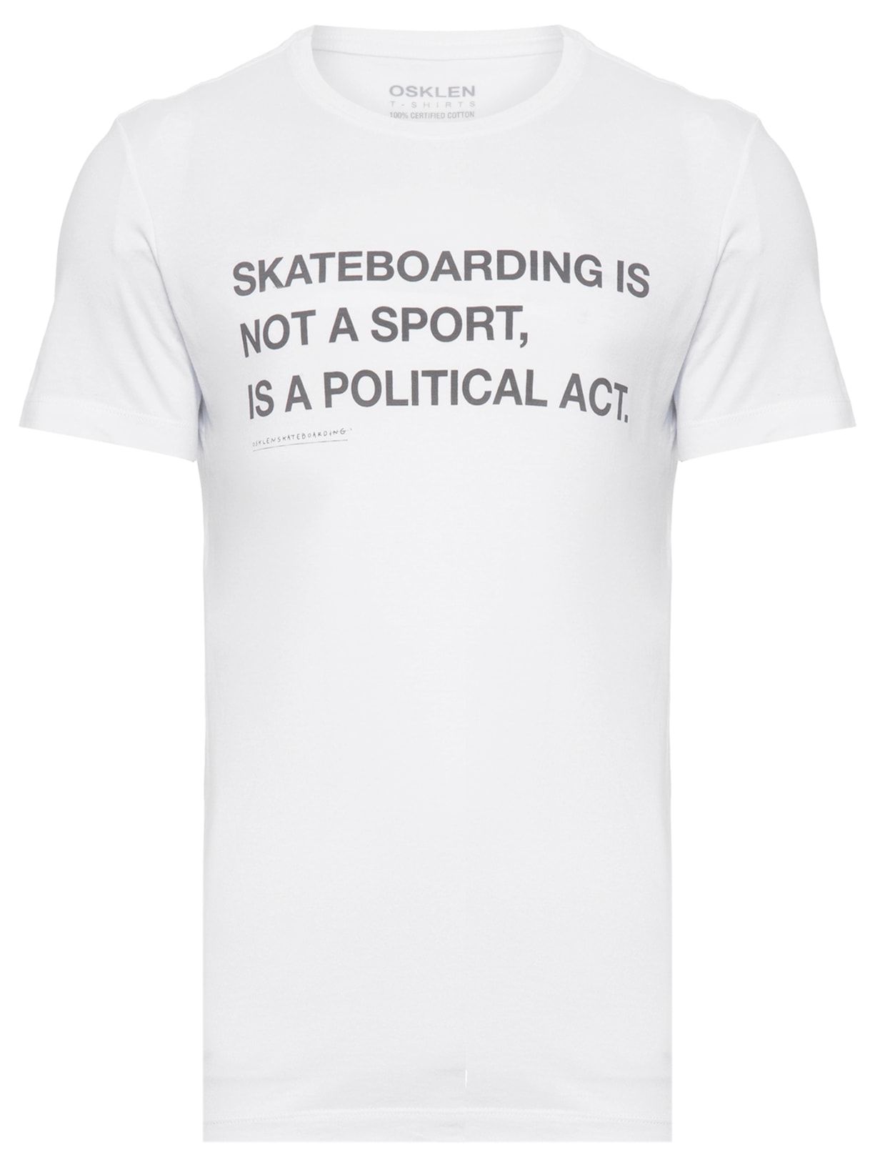 Camiseta Masculina Stone Vintage Political Act - Branco