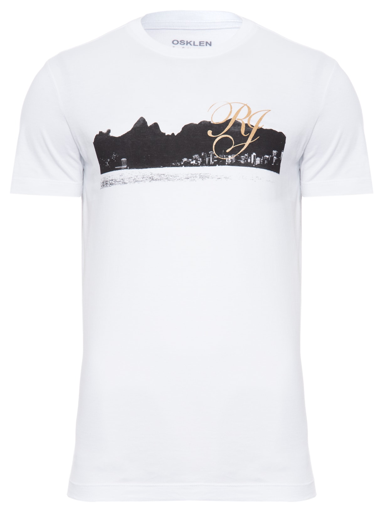 Camiseta Masculina Stone Vintage Rio De Janeiro - Branco