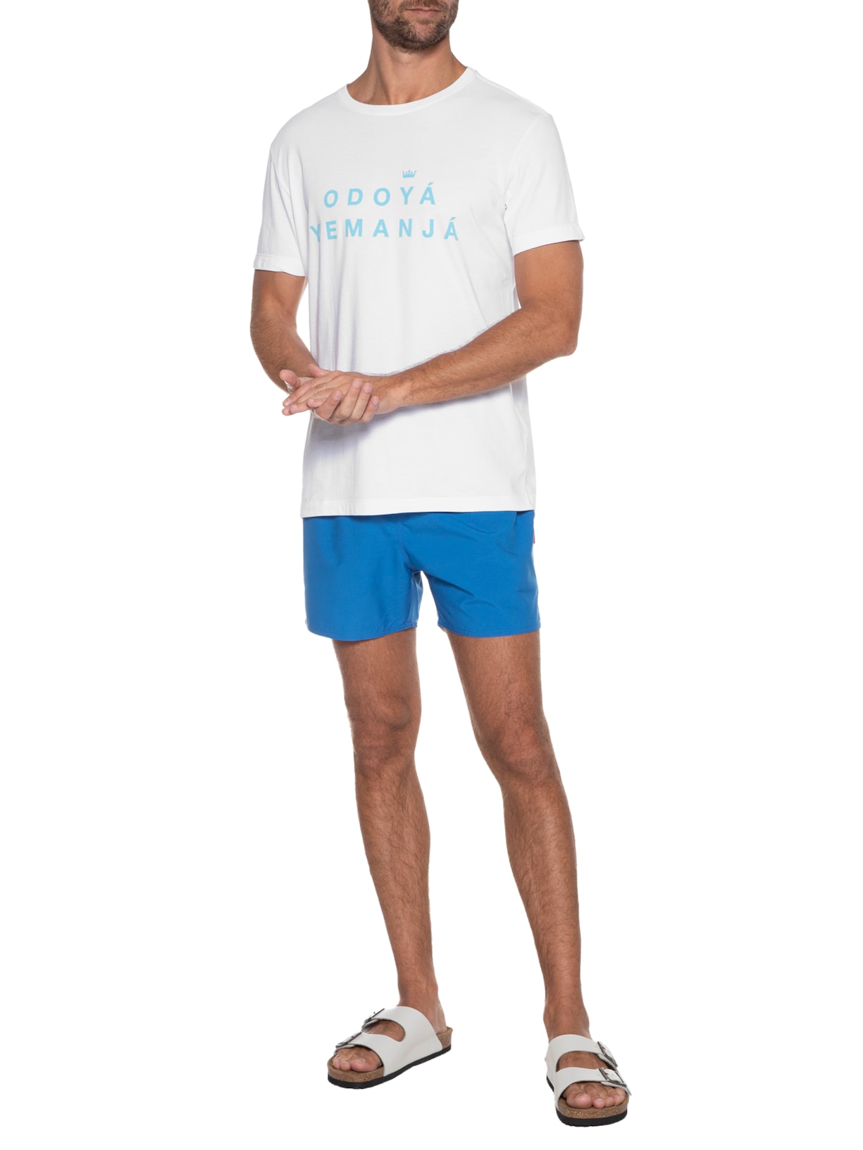 Camiseta Masculina Stone Ymnj Branco Osklen