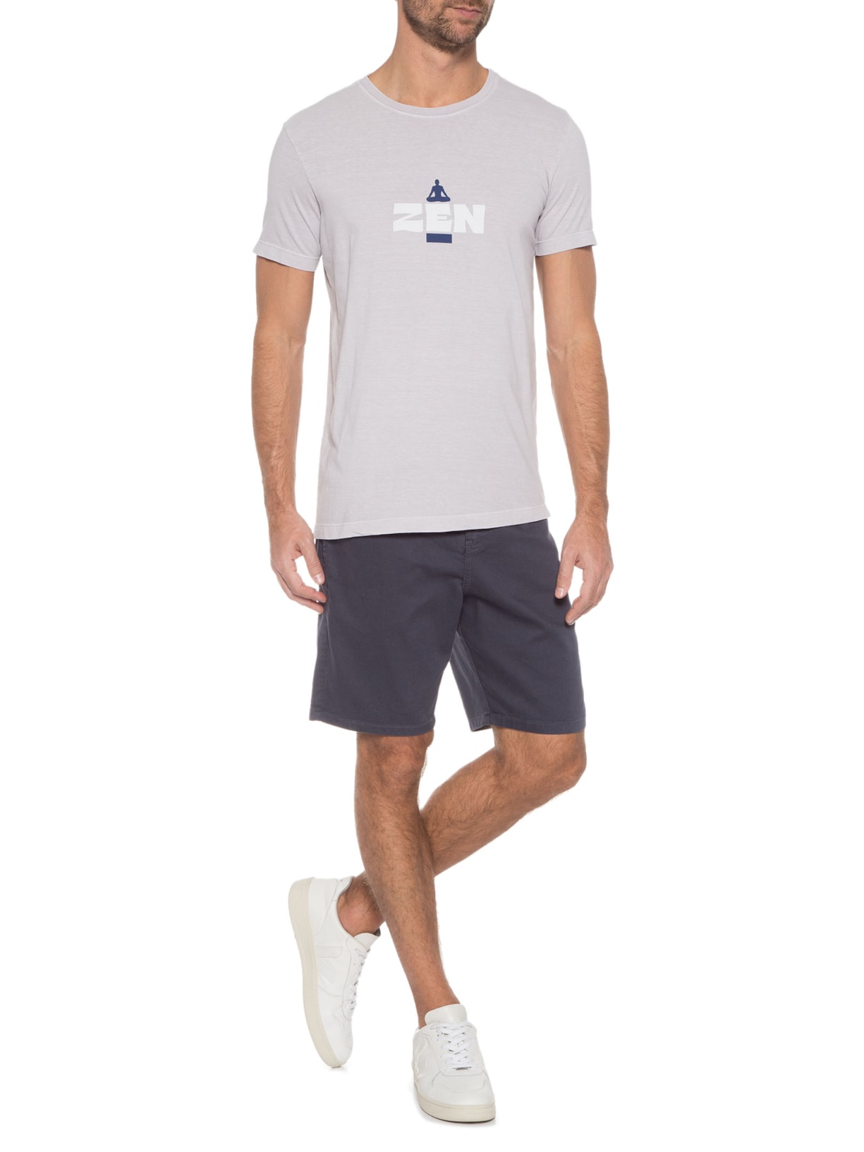 Camiseta Masculina Stone Zen Lilás Osklen