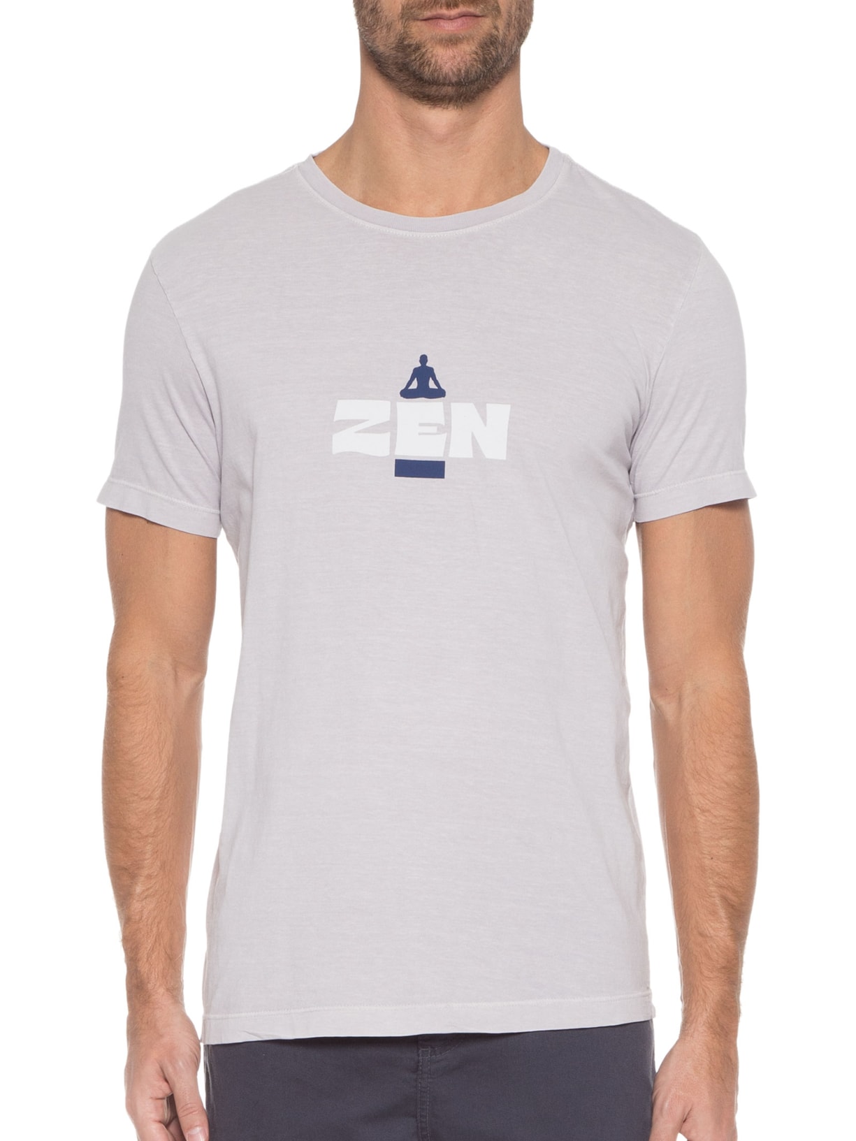 Camiseta Masculina Stone Zen Lilás Osklen