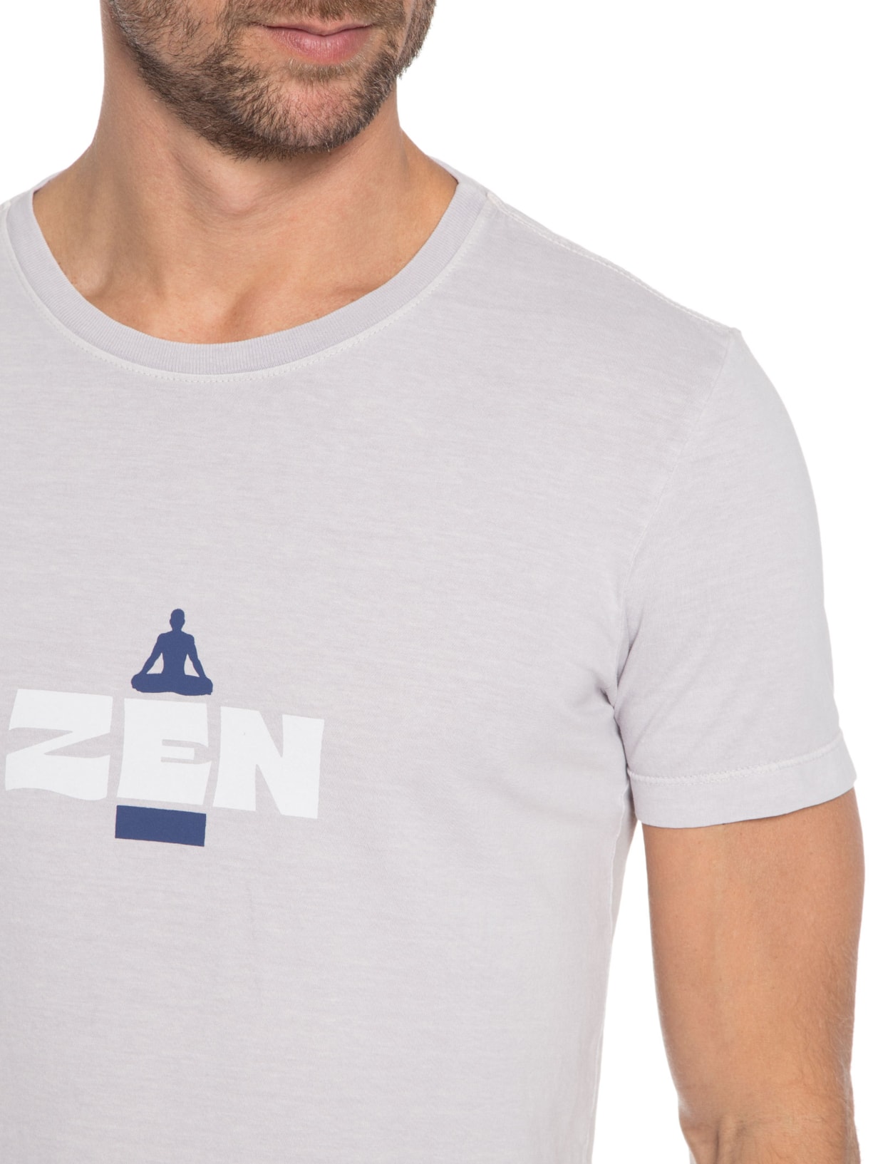 Camiseta Masculina Stone Zen Lilás Osklen