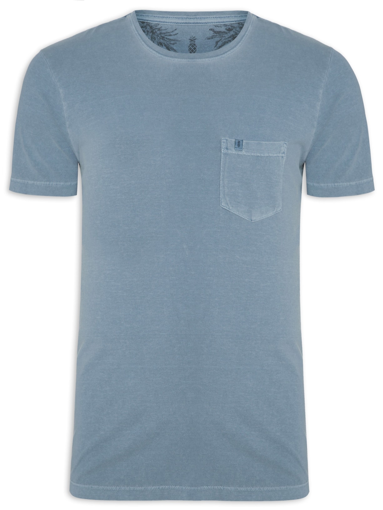 Camiseta Masculina Stoned Bolso - Azul