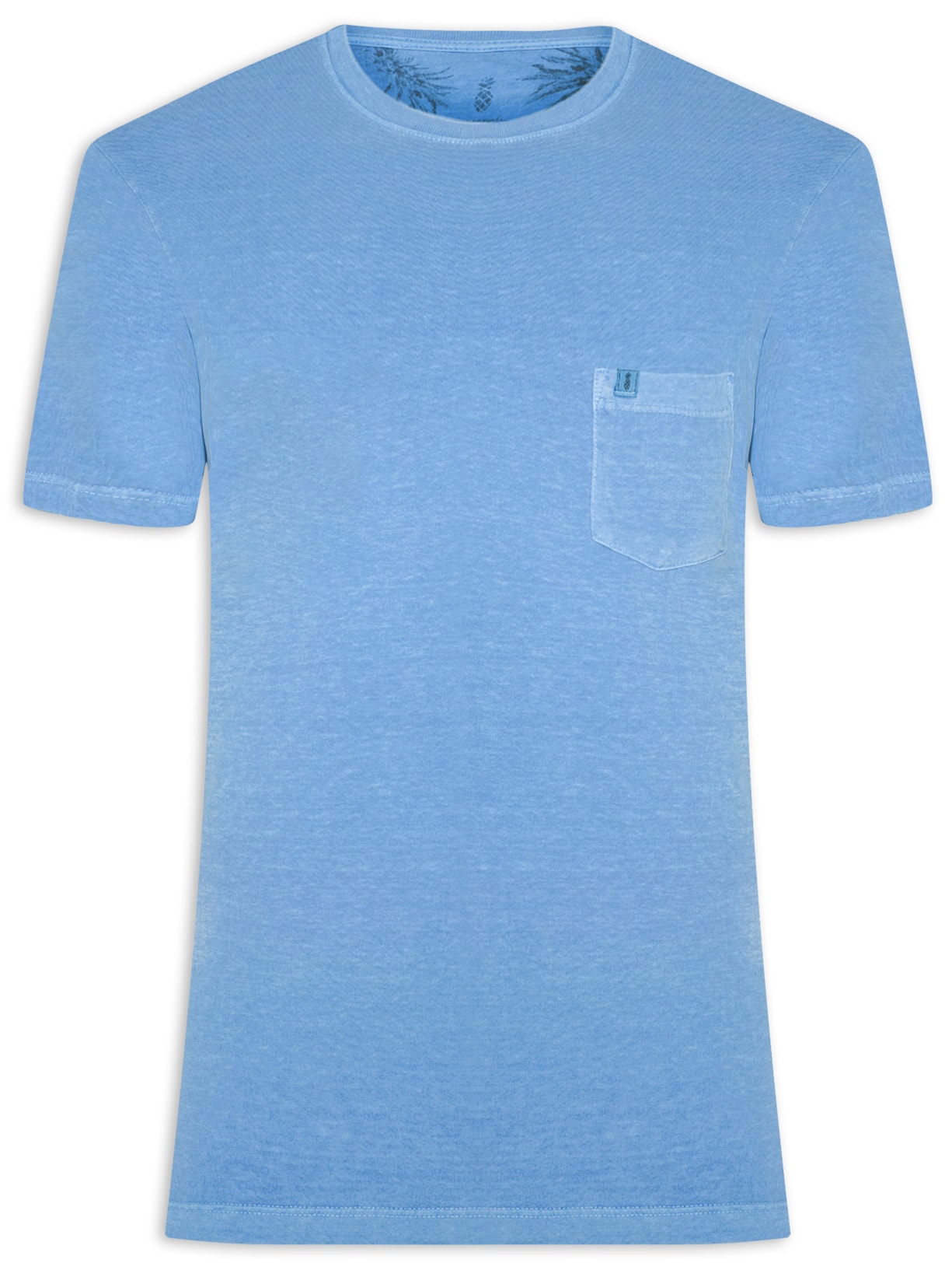 Camiseta Masculina Stoned Bolso - Azul