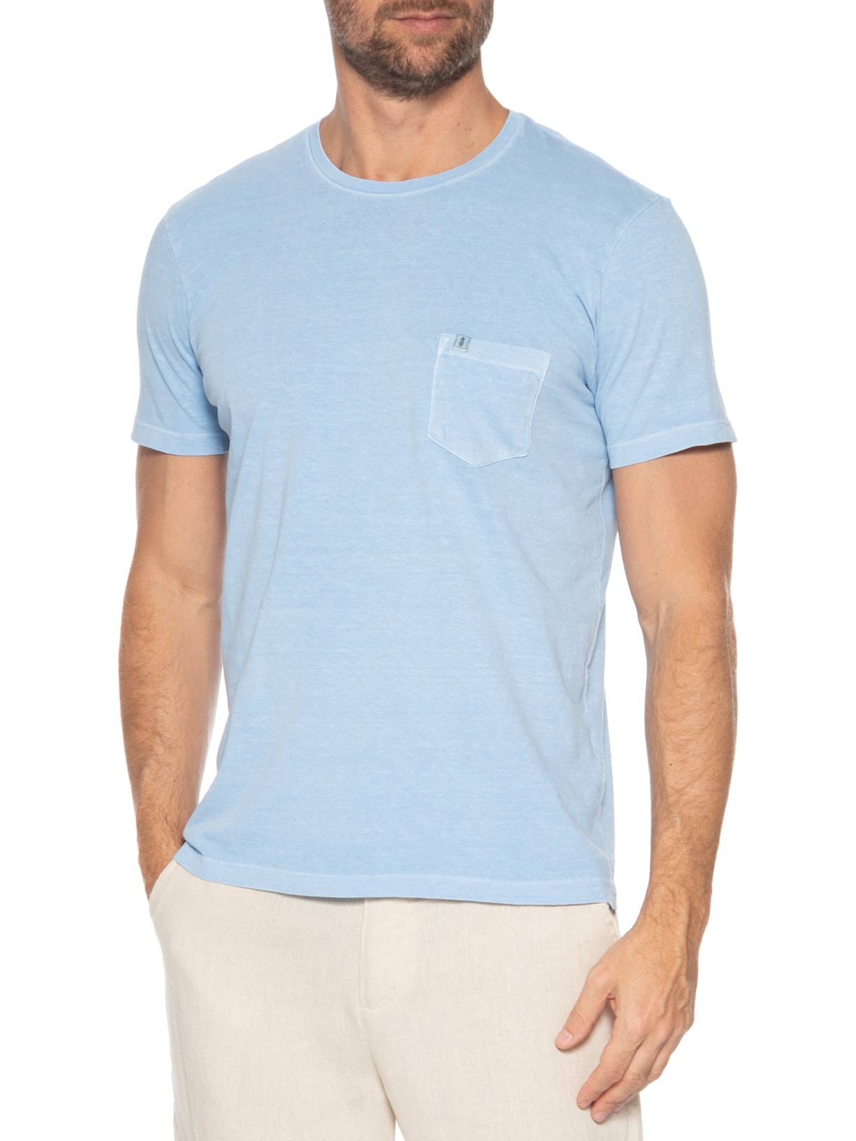 Camiseta Masculina Stoned Bolso Azul Pineapple
