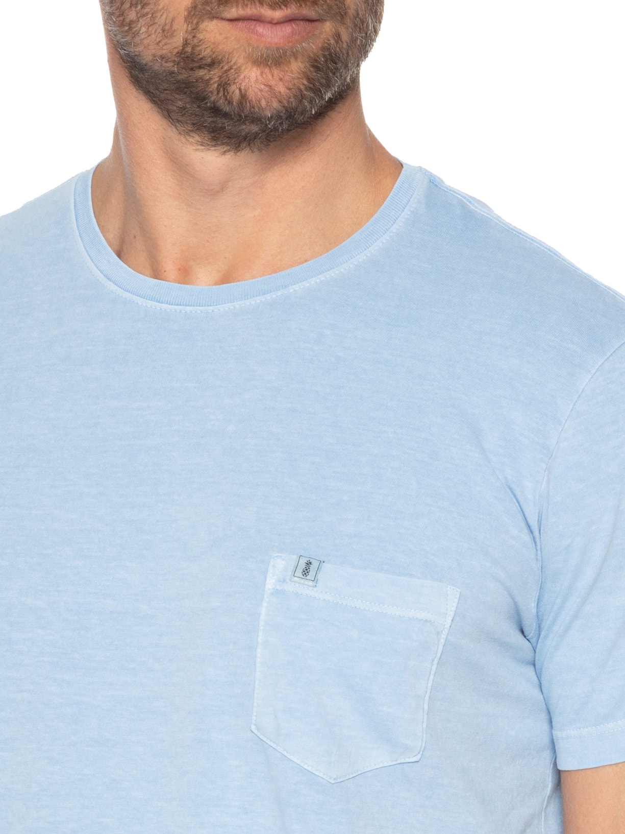 Camiseta Masculina Stoned Bolso Azul Pineapple