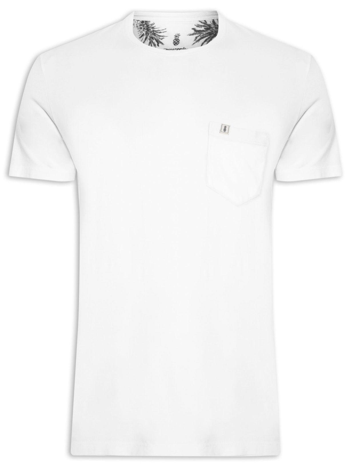Camiseta Masculina Stoned Bolso - Branco