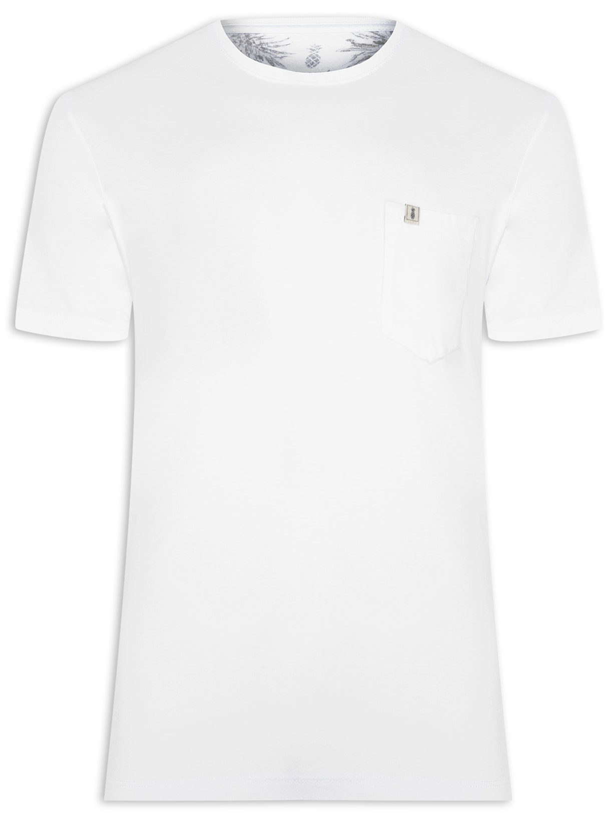 Camiseta Masculina Stoned Bolso - Branco
