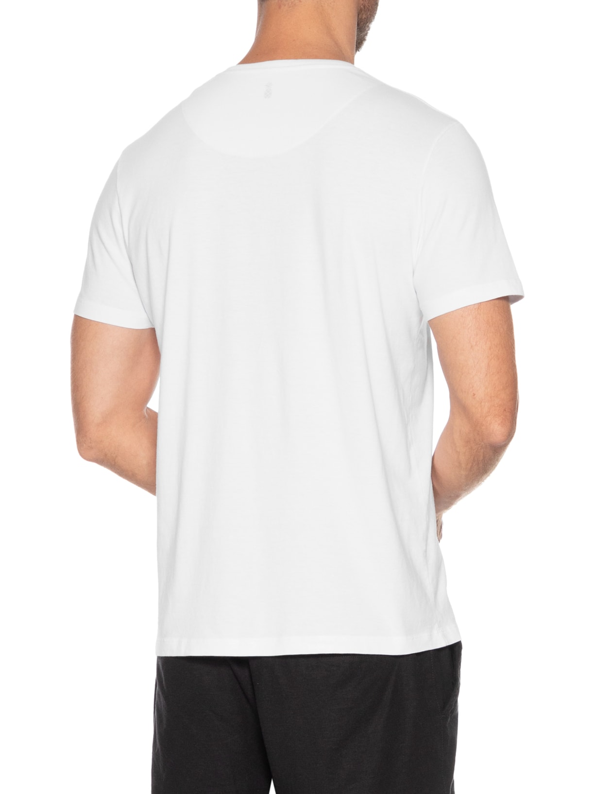 Camiseta Masculina Stoned Bolso Branco Pineapple