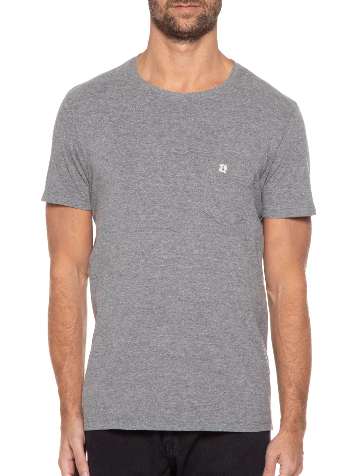 Camiseta Masculina Stoned Bolso Cinza Pineapple