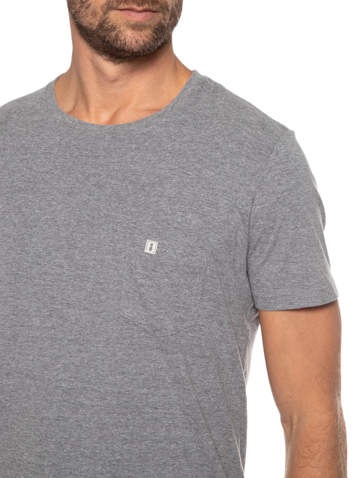 Camiseta Masculina Stoned Bolso Cinza Pineapple