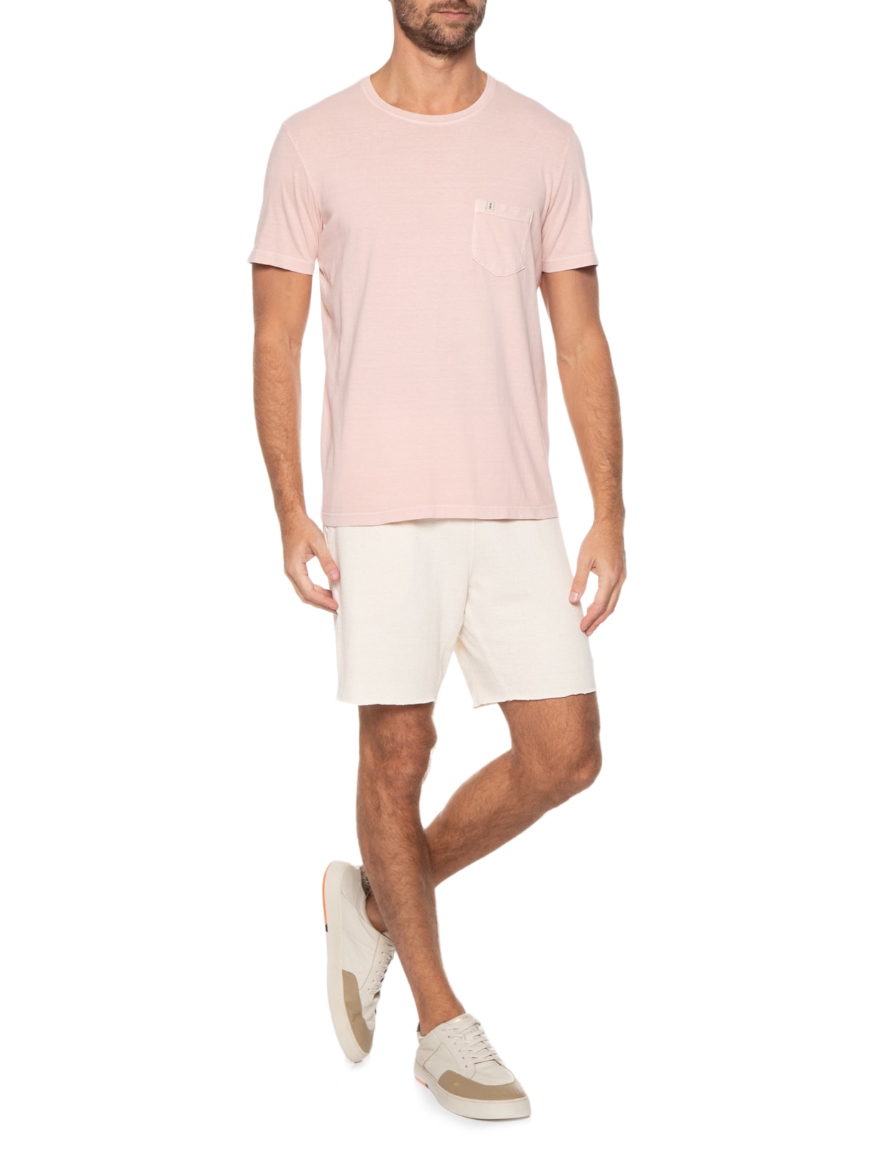 Camiseta Masculina Stoned Bolso Rosa Pineapple