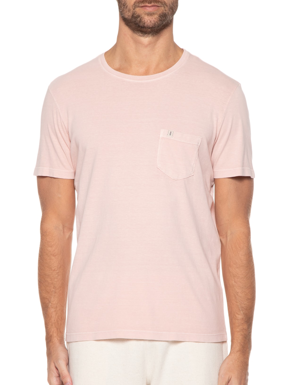 Camiseta Masculina Stoned Bolso Rosa Pineapple