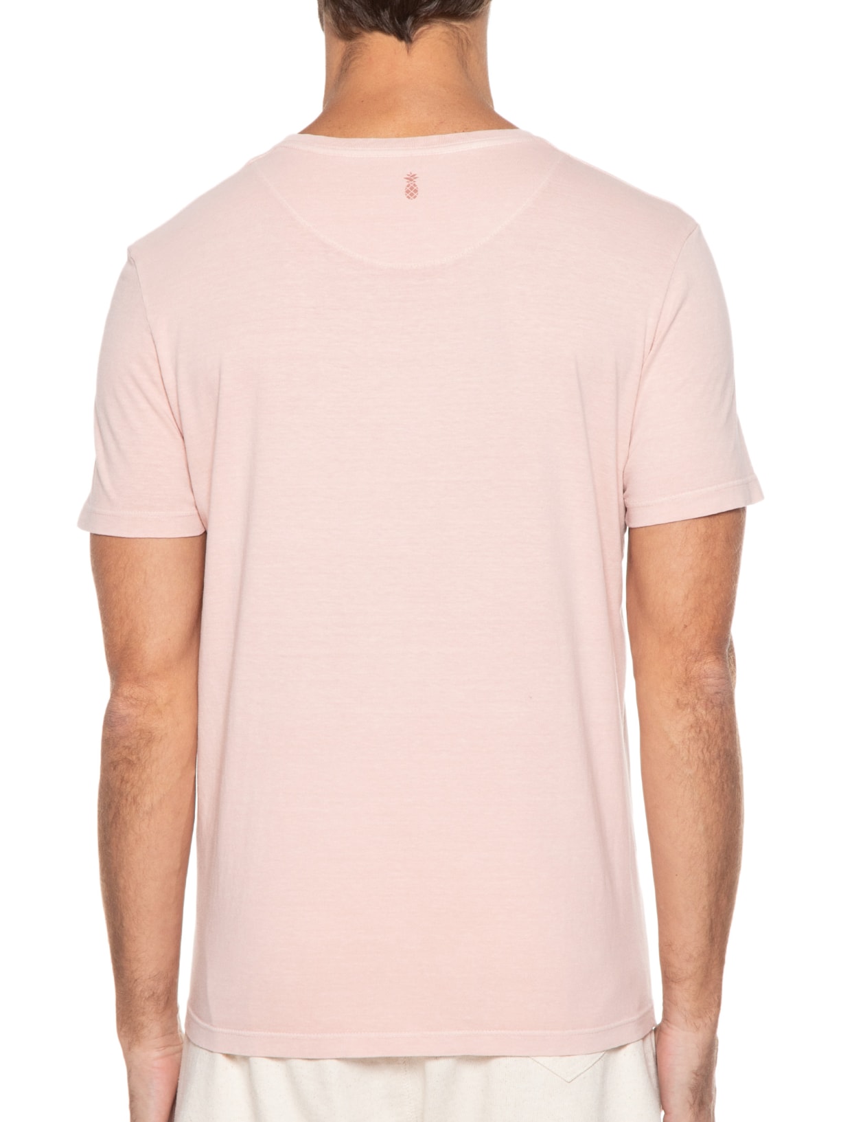 Camiseta Masculina Stoned Bolso Rosa Pineapple