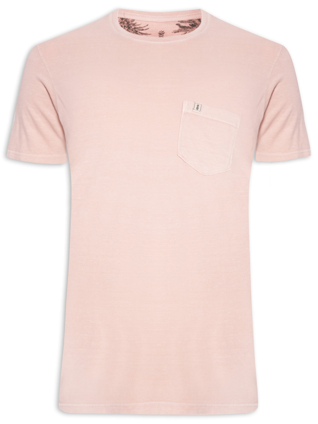 Camiseta Masculina Stoned Bolso Rosa Pineapple