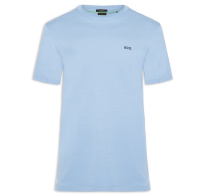 Camiseta Masculina Stretch Cotton Crew Neck Tee - Azul