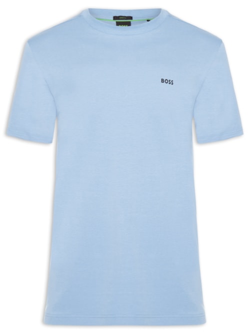 Camiseta Masculina Stretch Cotton Crew Neck Tee - Azul