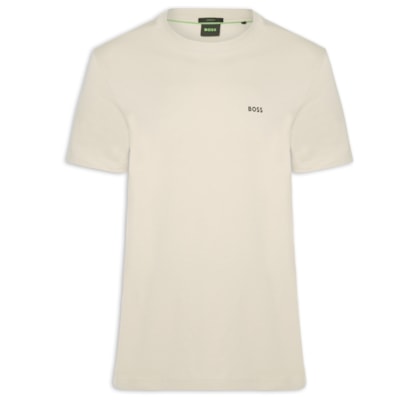 Camiseta Masculina Stretch Cotton Crew Neck Tee - Bege