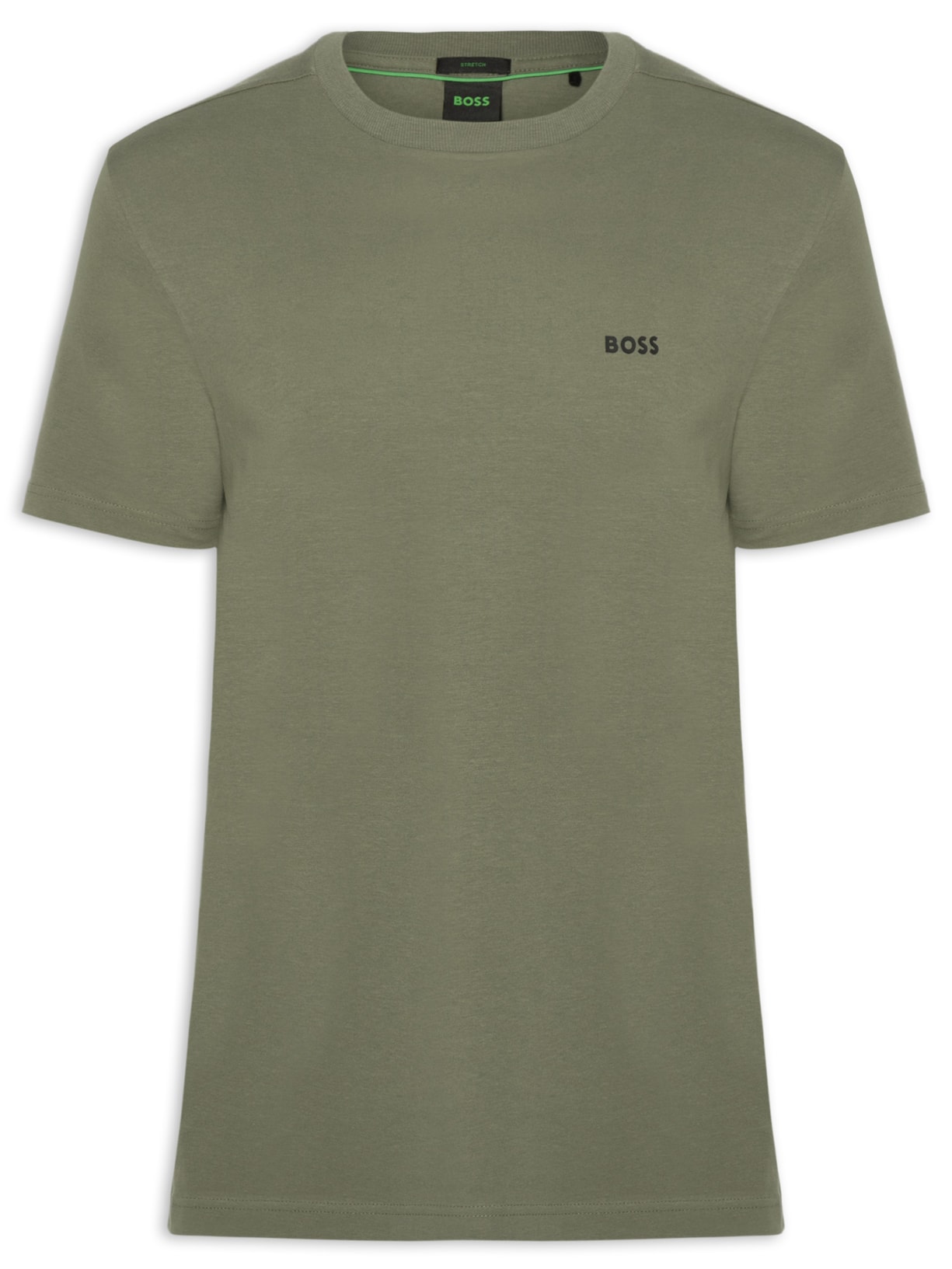 Camiseta Masculina Stretch Cotton Crew Neck Tee - Verde