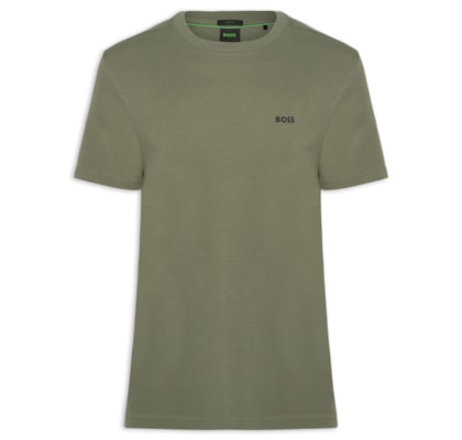 Camiseta Masculina Stretch Cotton Crew Neck Tee - Verde