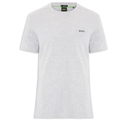 Camiseta Masculina Stretch Cotton Crew Neck Tee – Cinza