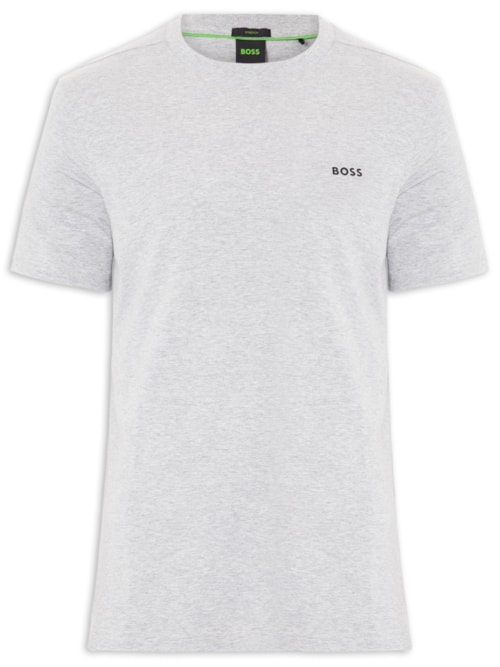 Camiseta Masculina Stretch Cotton Crew Neck Tee – Cinza