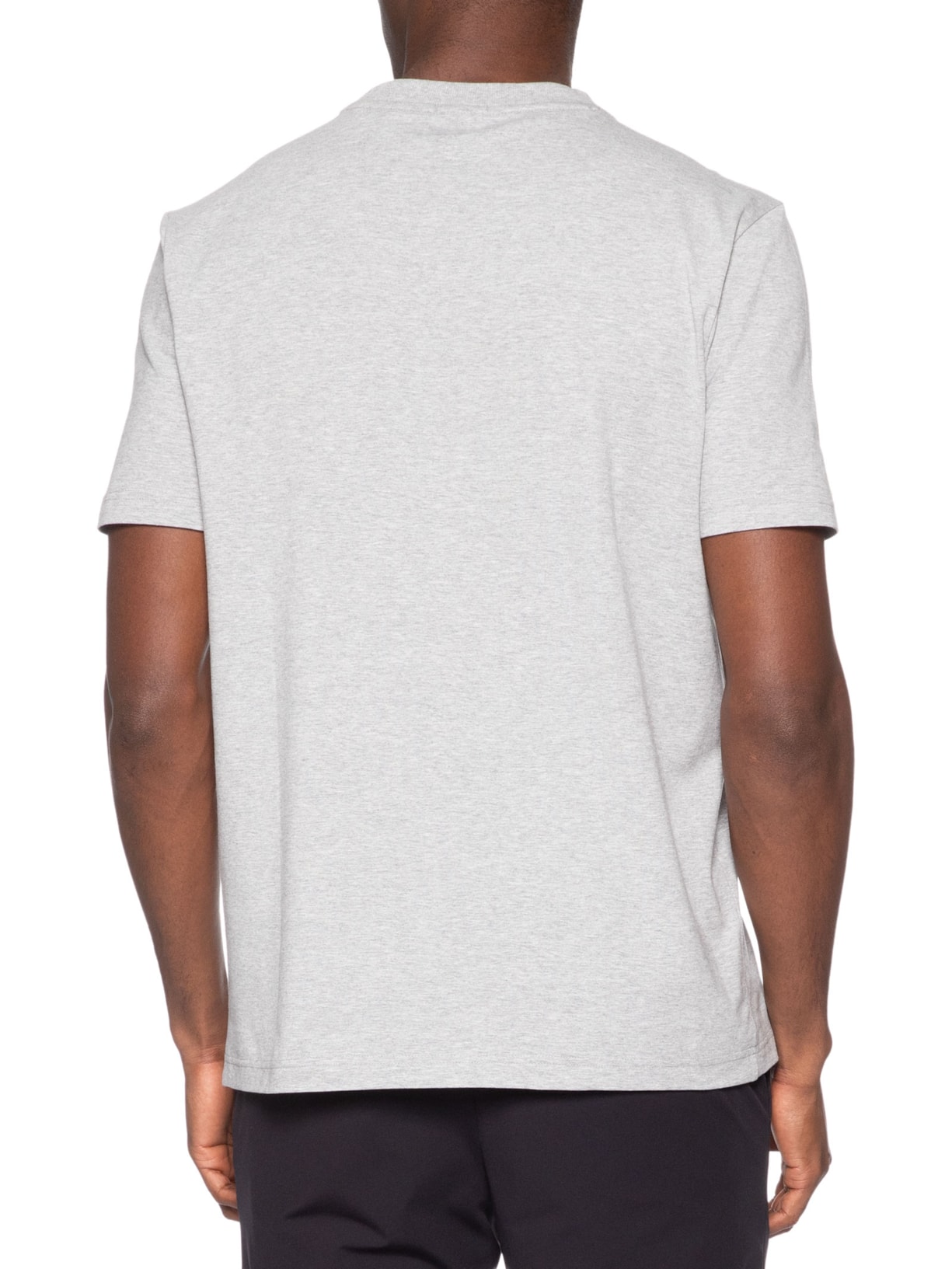 Camiseta Masculina Stretch Cotton Crew Neck Tee – Cinza Boss