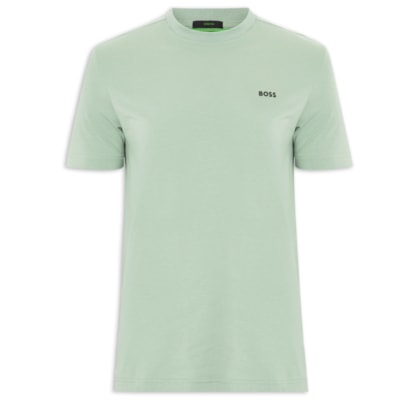 Camiseta Masculina Stretch Cotton Crew Neck Tee – Verde