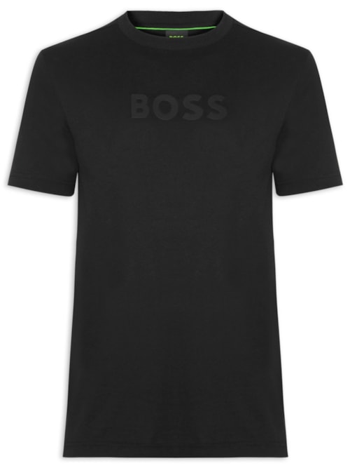 Camiseta Masculina Stretch Cotton Slim Fit Philix Goc - Preto