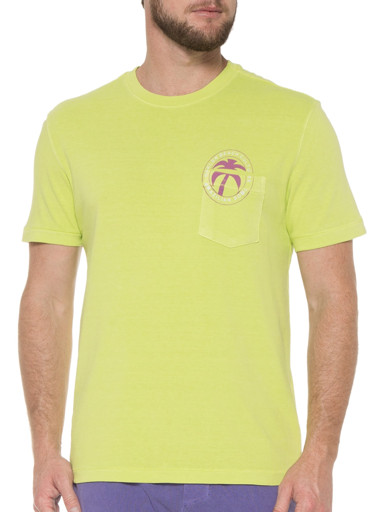 Camiseta Masculina Strong Beach Culture Verde Osklen