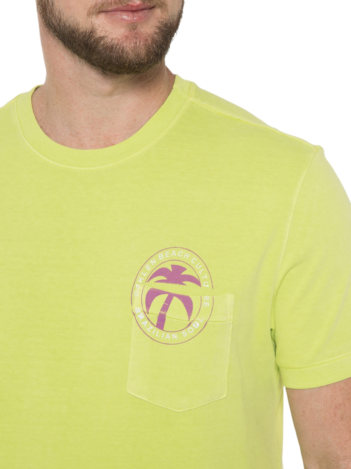 Camiseta Masculina Strong Beach Culture Verde Osklen