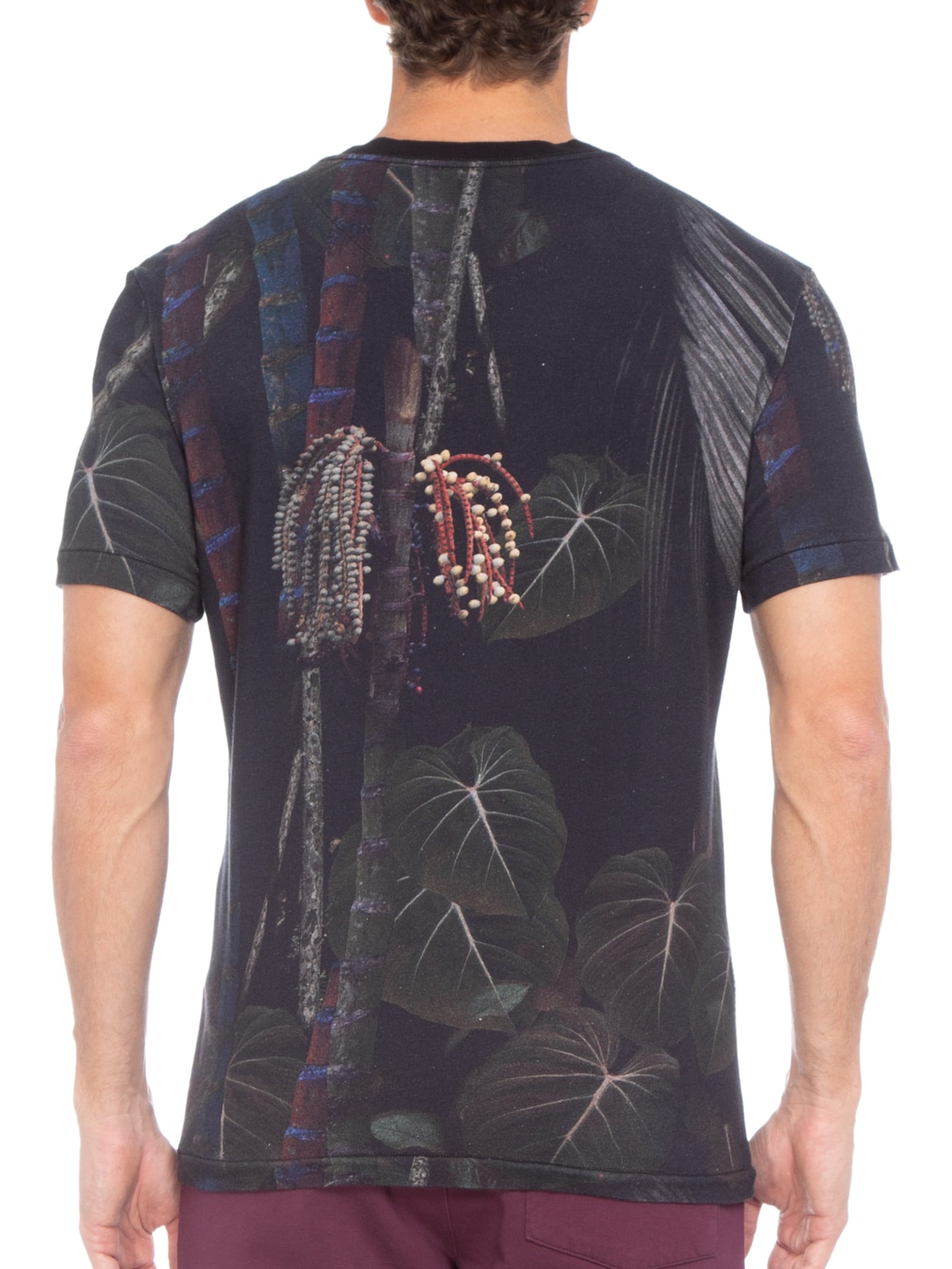 Camiseta Masculina Strong Pocket Cipó Preto Osklen