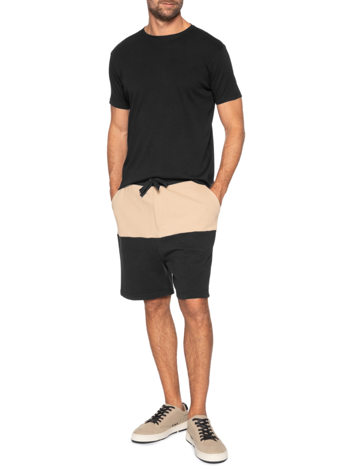 Camiseta Masculina Suedine Egípcio Preto Pineapple