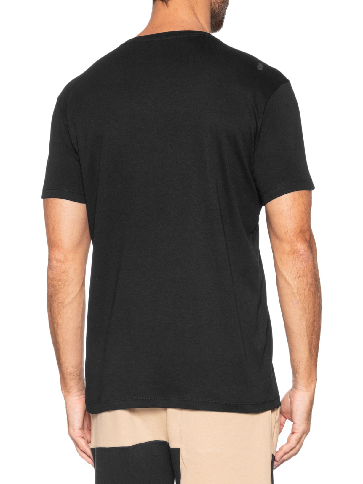 Camiseta Masculina Suedine Egípcio Preto Pineapple