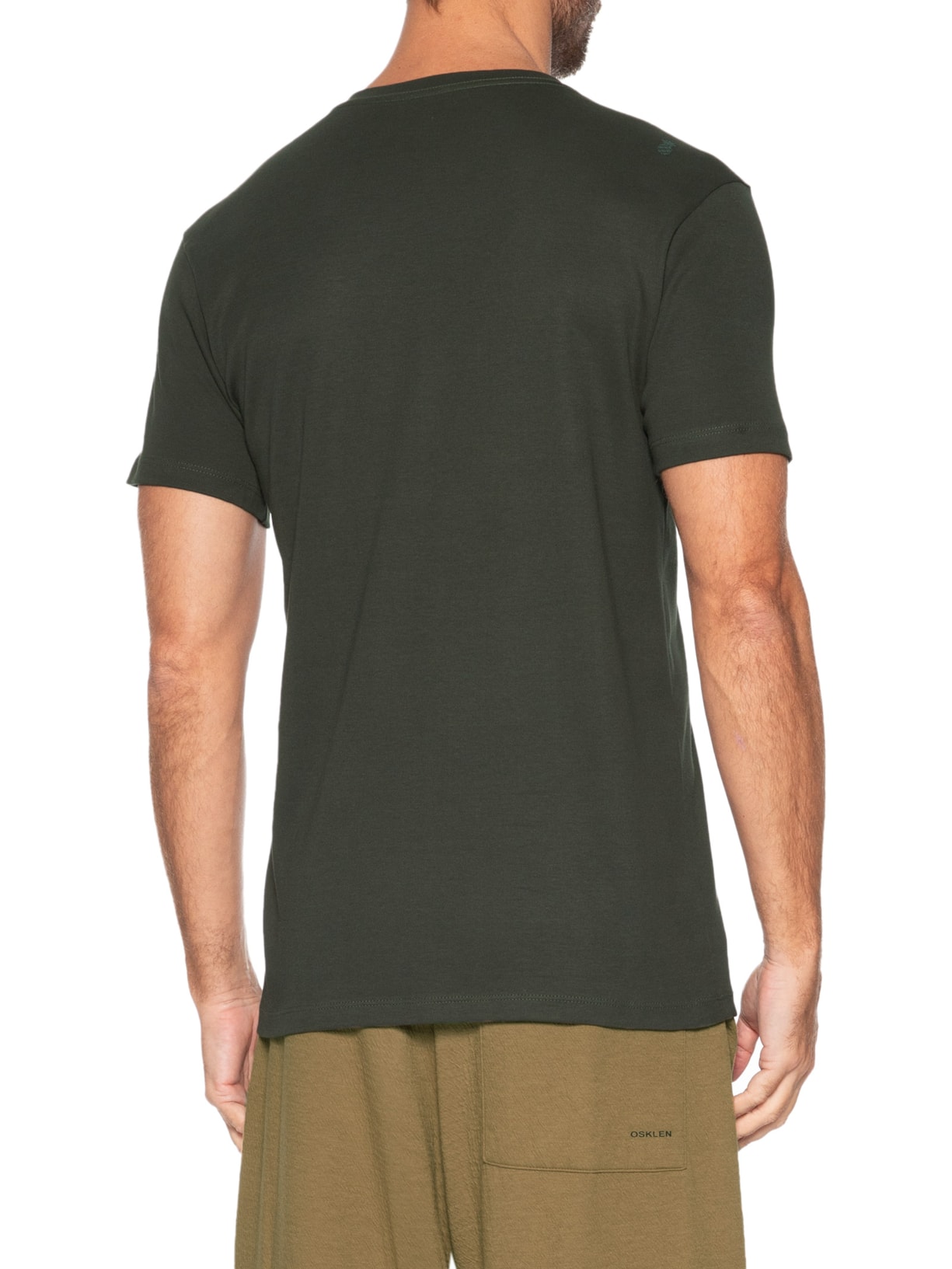 Camiseta Masculina Suedine Egípcio Verde Pineapple