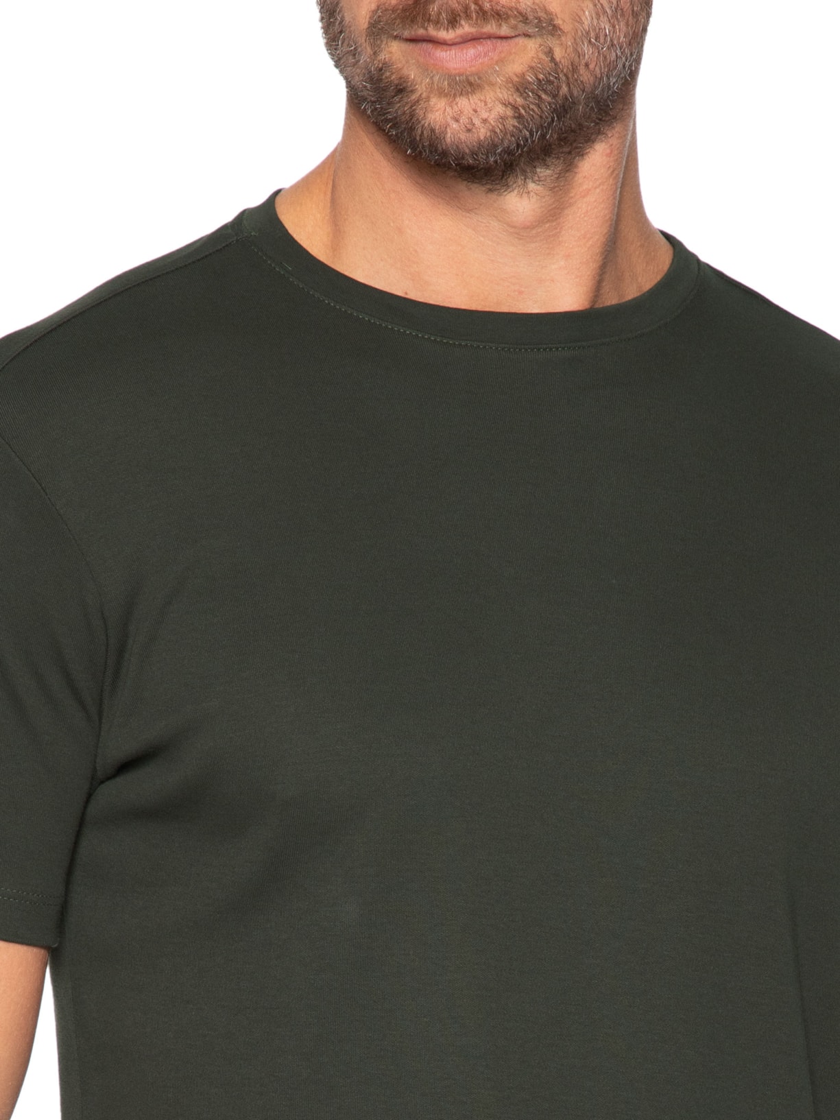 Camiseta Masculina Suedine Egípcio Verde Pineapple