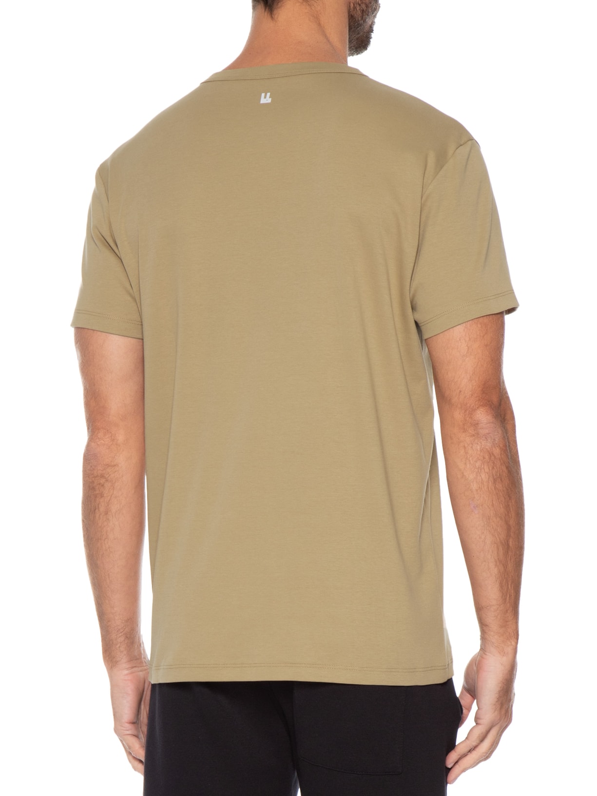 Camiseta Masculina Suedine Pima Classic Bege Foxton
