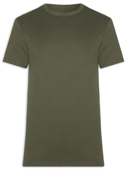 Camiseta Masculina Suedine Pima Classic – Verde