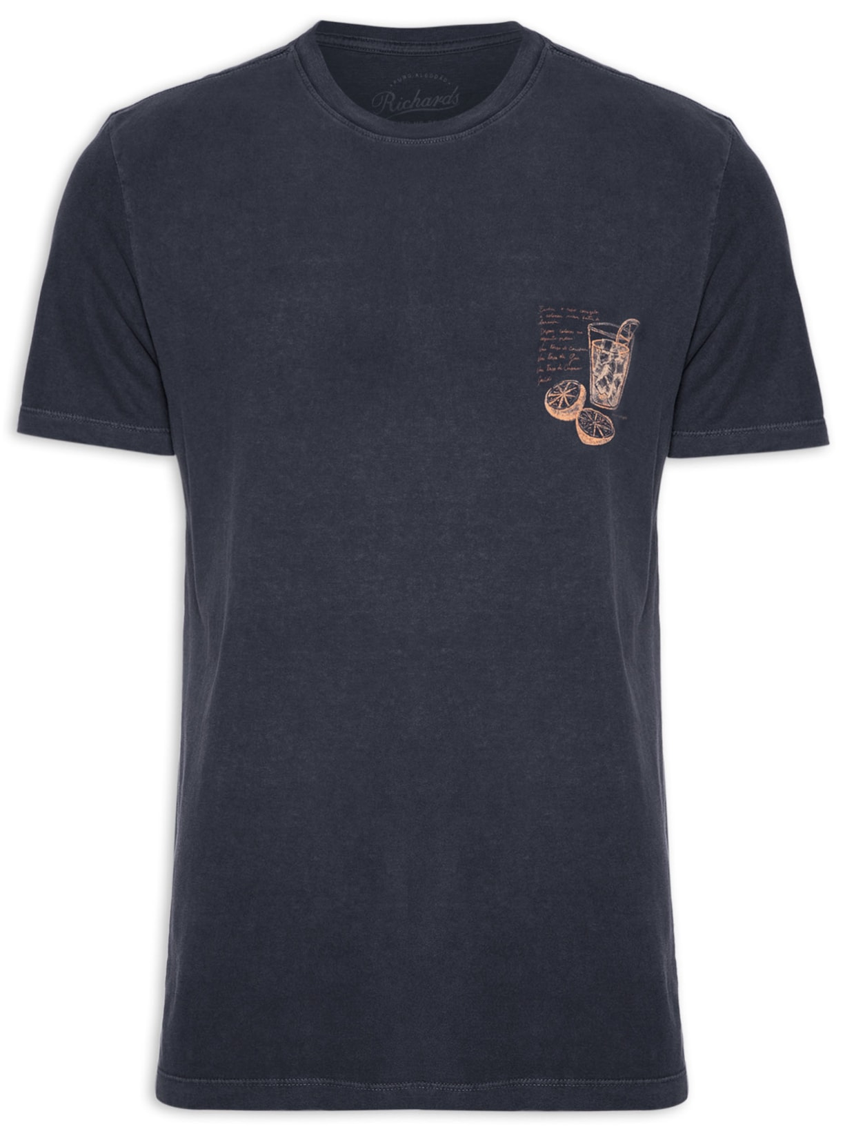 Camiseta Masculina Summer Drinks - Cinza