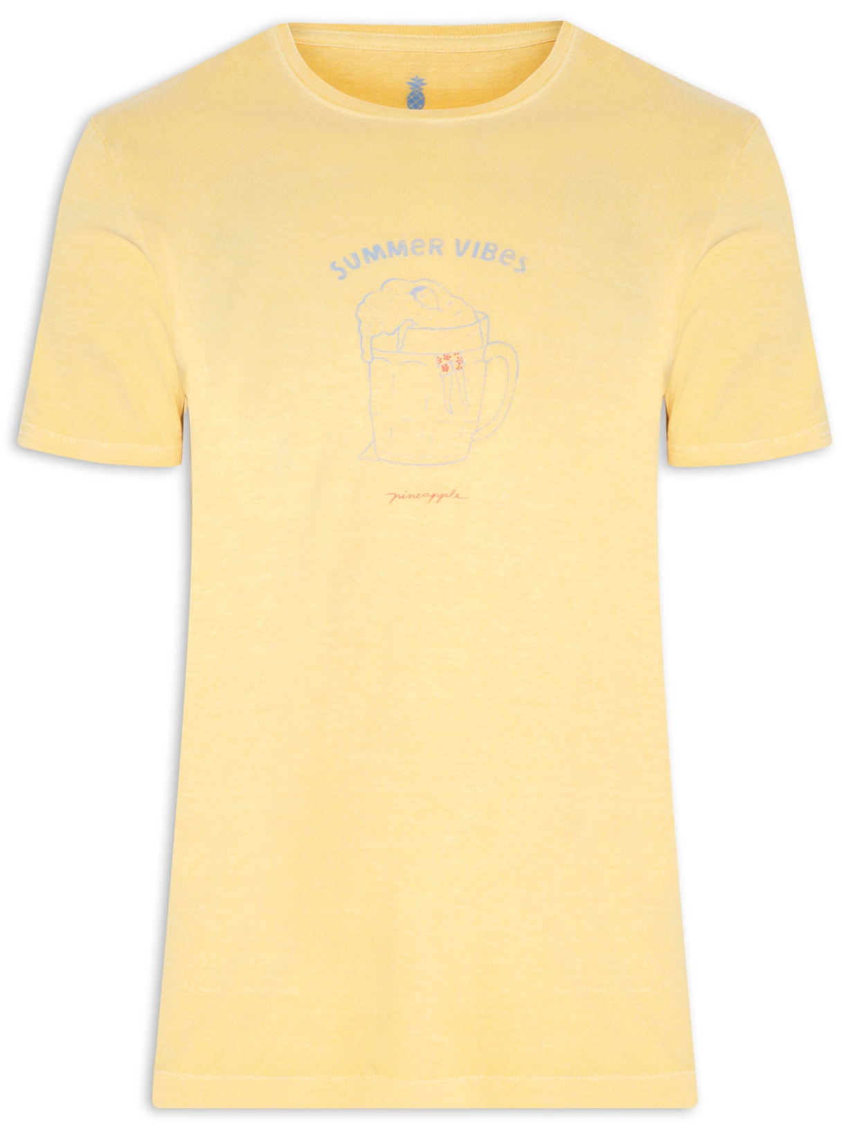 Camiseta Masculina Summer Vibes - Amarelo