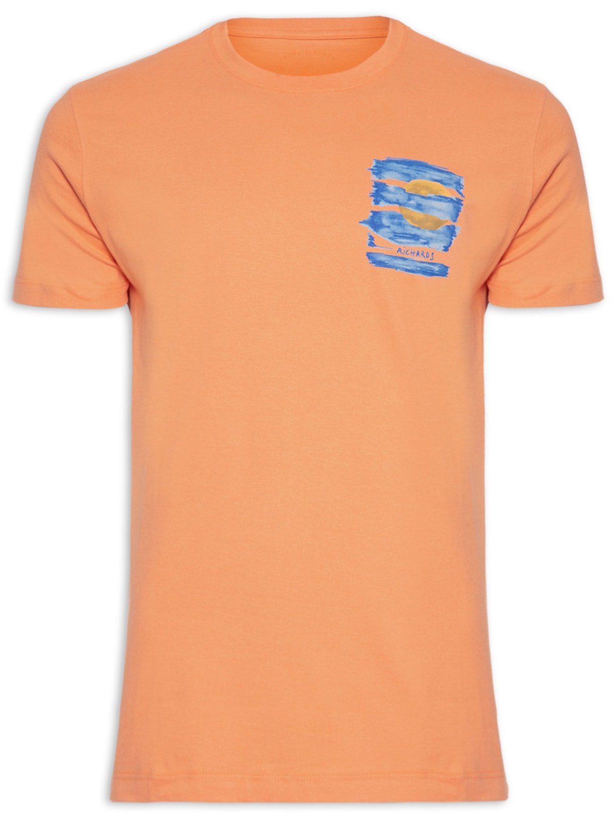 Camiseta Masculina Sun And Sea - Laranja