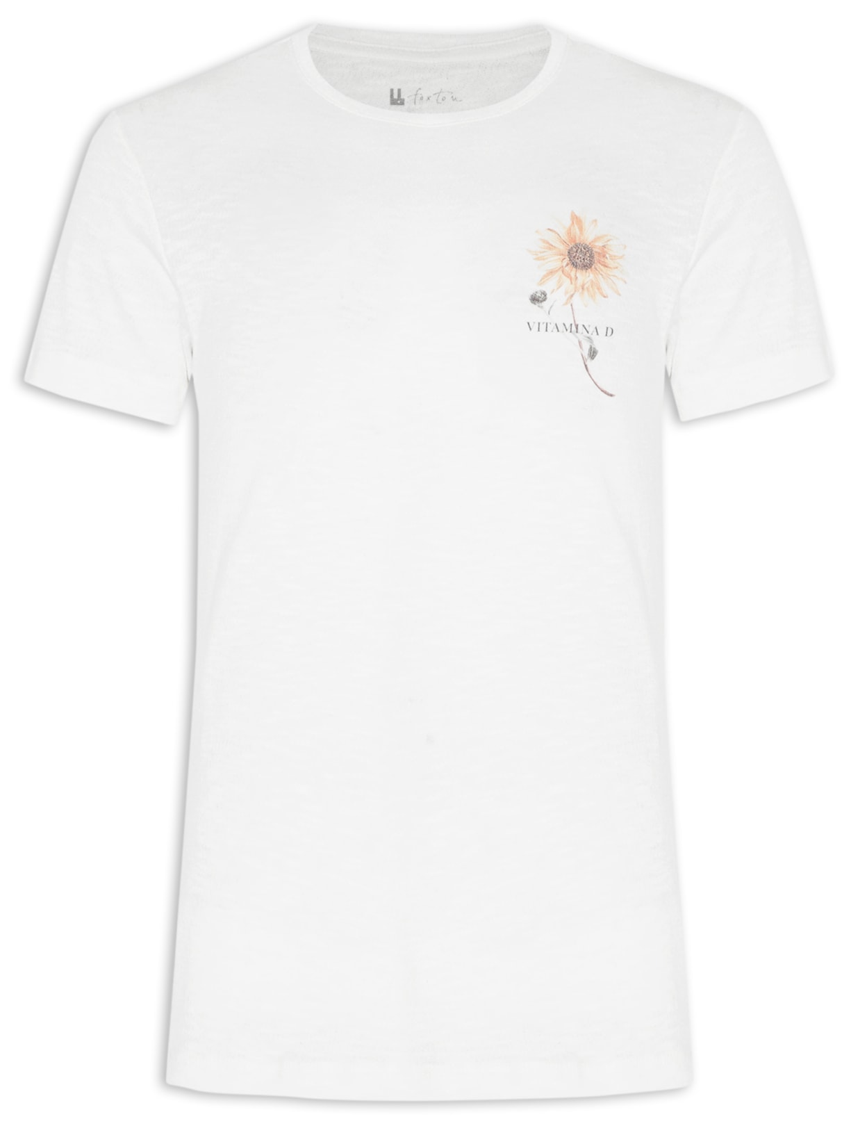 Camiseta Masculina Sunflowers - Off White