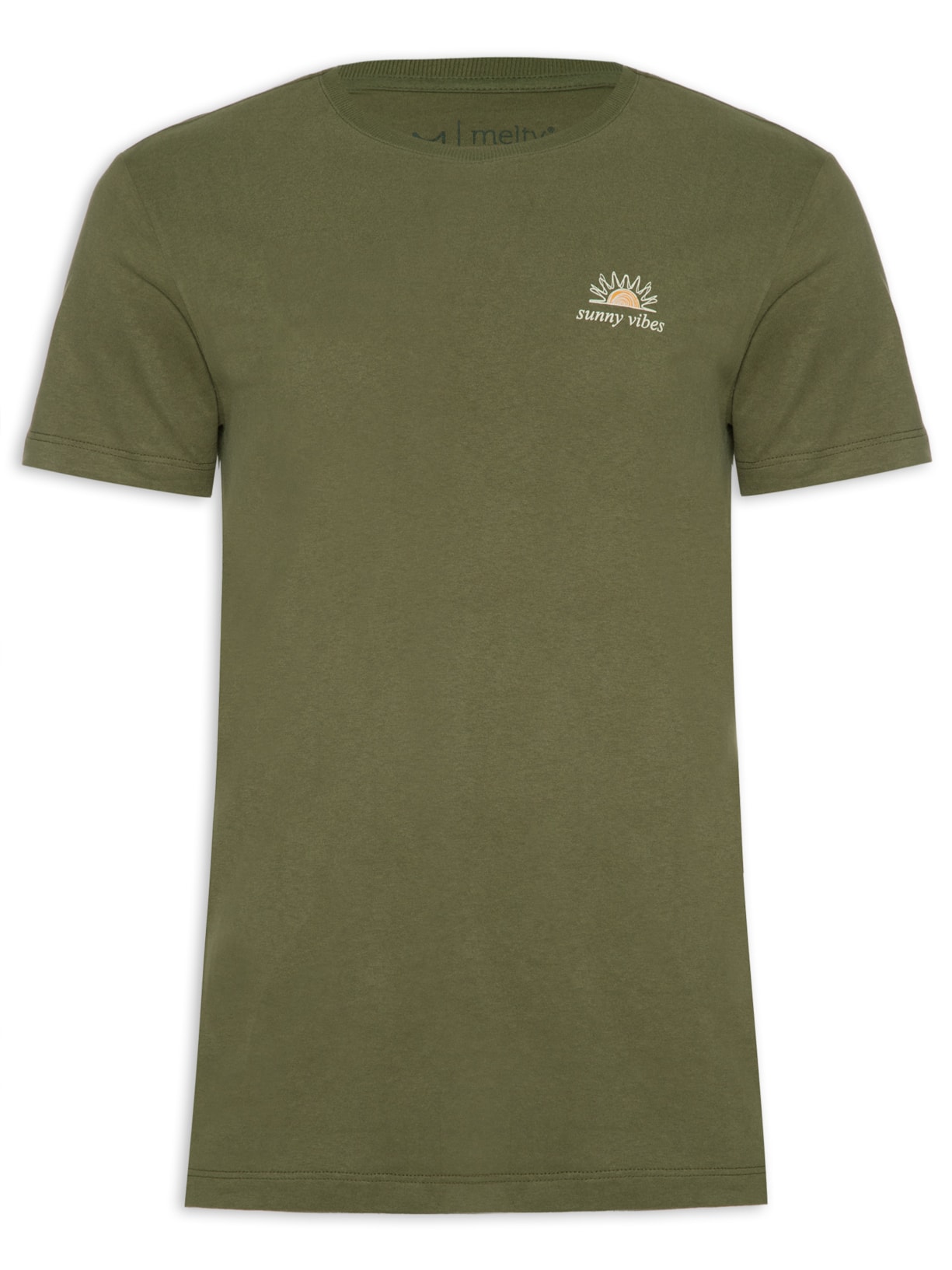 Camiseta Masculina Sunny Vibes Verde Melty Rj
