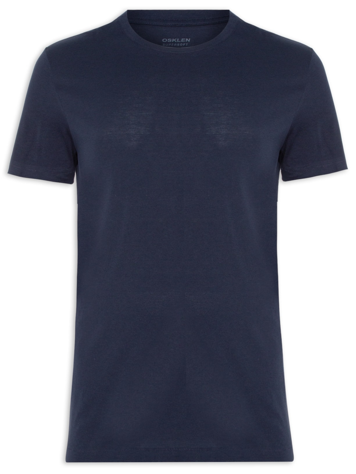 Camiseta Masculina Supersoft Color Manga Curta - Azul