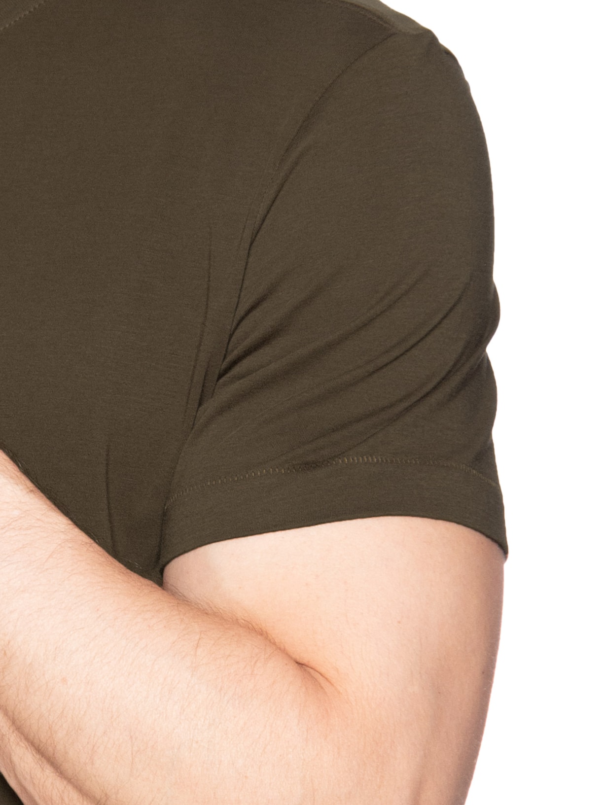 Camiseta Masculina Supersoft Color Manga Curta Marrom Osklen