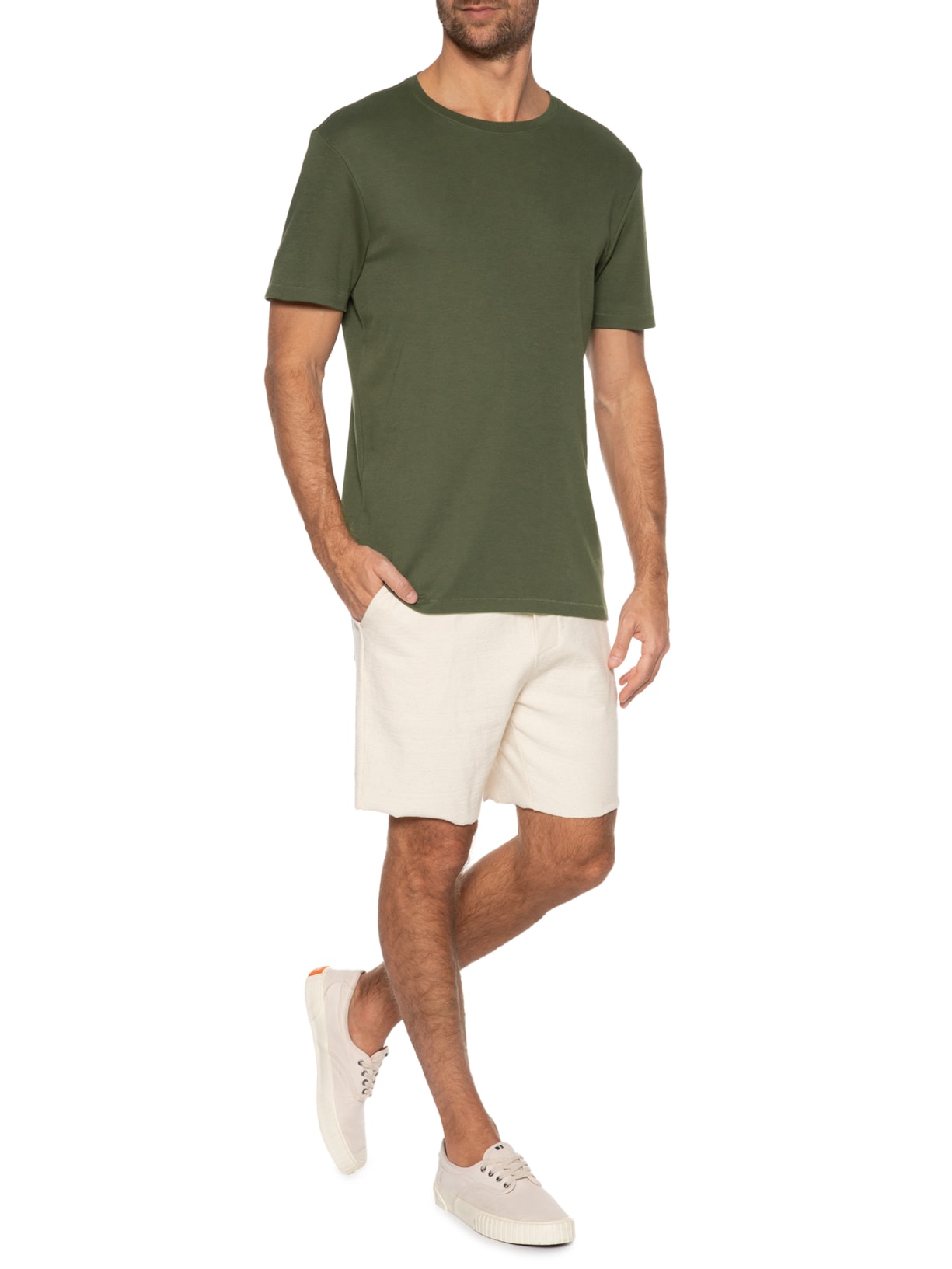 Camiseta Masculina Supersoft Comfort Verde Osklen