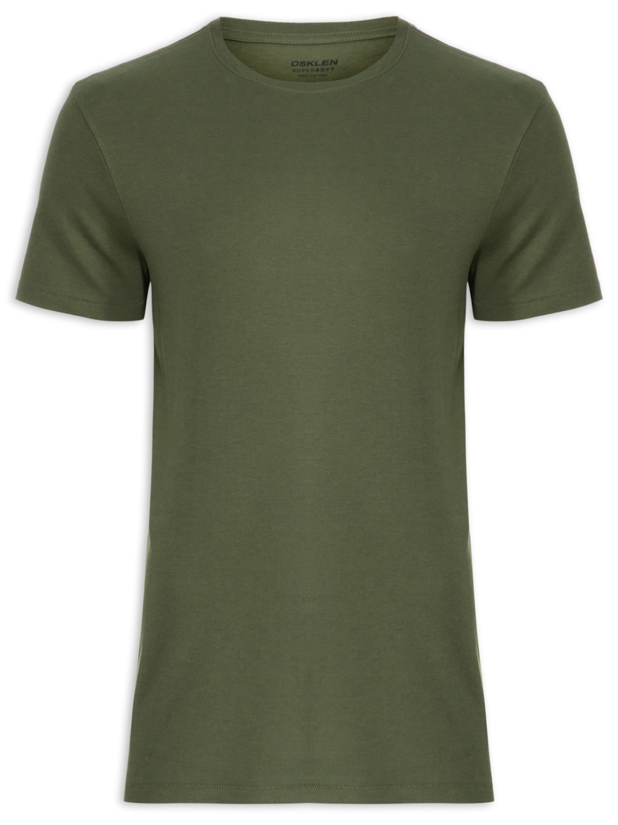 Camiseta Masculina Supersoft Comfort Verde Osklen