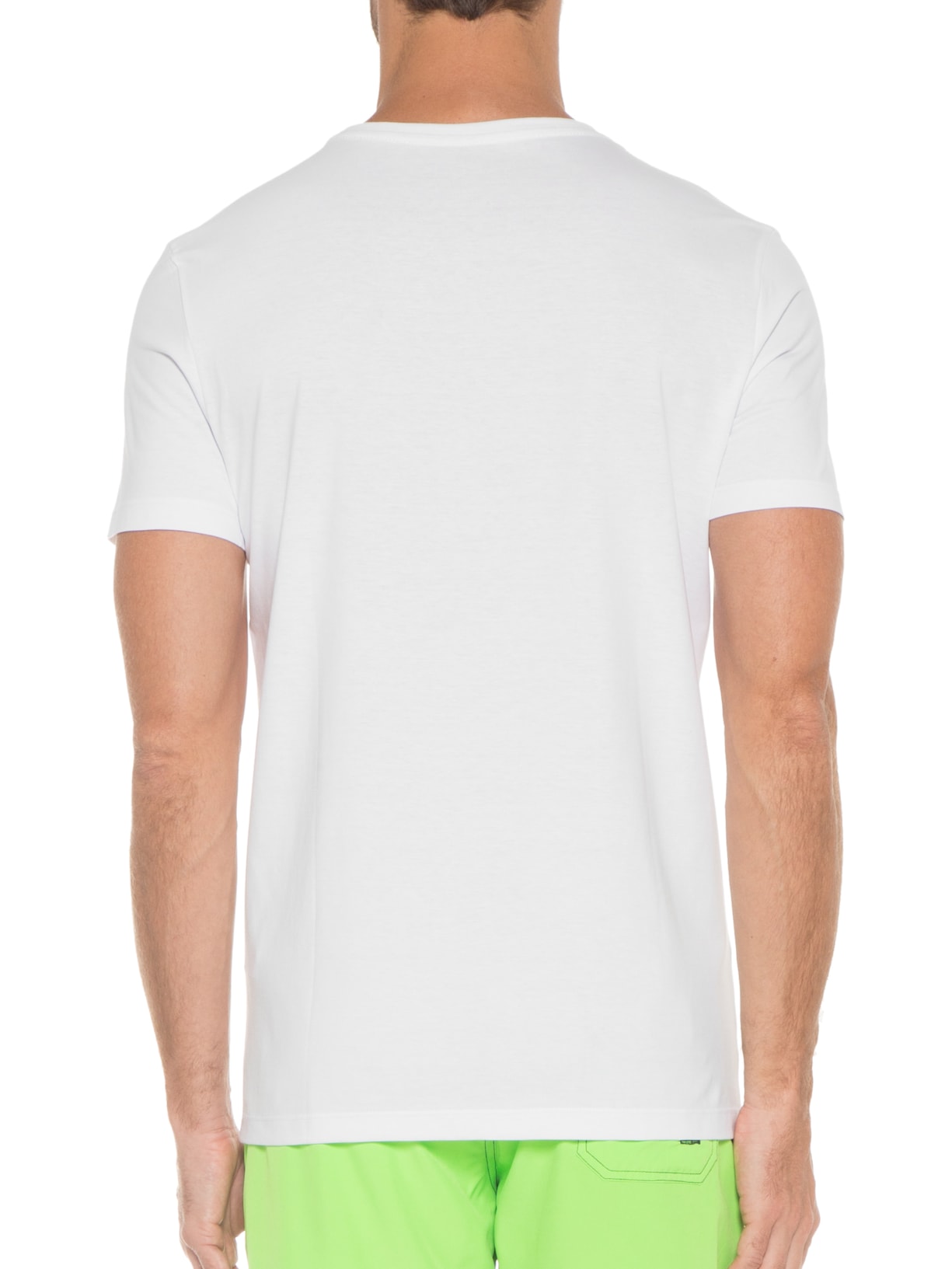 Camiseta Masculina Supersoft Estampada Branco Barche
