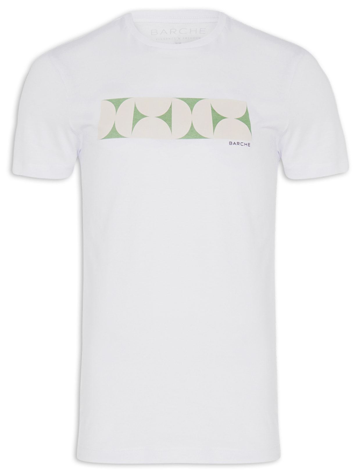 Camiseta Masculina Supersoft Estampada Positano - Branco